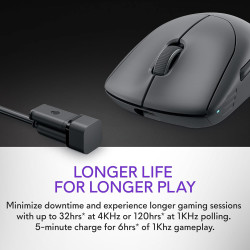 Alienware Mouse inalámbrico profesional para juegos | Con 6 botones programables y boton de velocidad