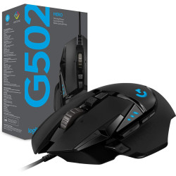 Logitech G 502 HERO Ratón para juegos | Raton con cable de alto rendimiento para PC
