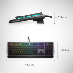 Alienware Teclado RGB | Teclado mecanico con interruptores rojos