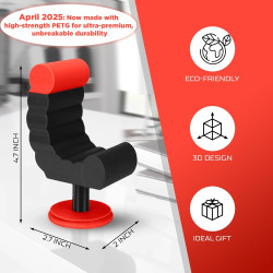 VELENTI Soporte para teléfono | Soporte de telefono para escritorio con forma de silla gamer
