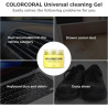 ColorCoral Gel de limpieza para teclados | Gel de limpieza multiusos facil de usar