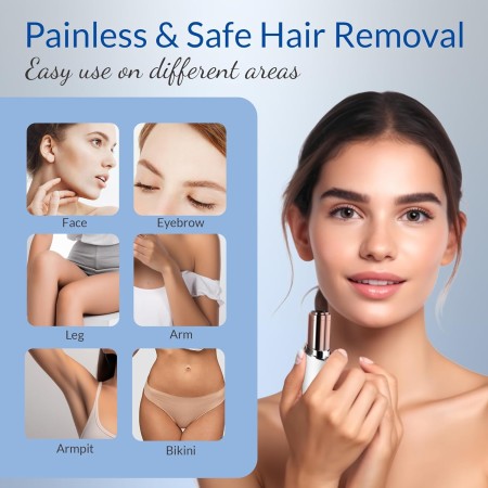 Depilación facial para mujeres, dispositivo de afeitar eléctrica, pequeñas herramientas de eliminación de dermaplaning,