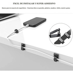 N NOROCME Kit de organización de cables | Kit de organizacion para todo tipo de cables