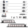 N NOROCME Kit de organización de cables | Kit de organizacion para todo tipo de cables