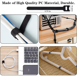 N NOROCME Kit de organización de cables | Kit de organizacion para todo tipo de cables