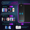 Alfombrilla de mouse RGB con carga inalambrica | Alfombrilla de mouse RGB con carga inalambrica