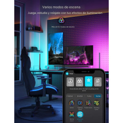 Govee RGBIC - Barras de luz para juegos | Decoracion LED de barras para juegos