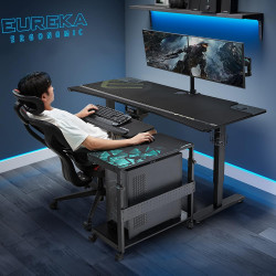 EUREKA ERGONOMIC Carrito de computadora | Carrito para torres de compuadora