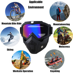 Máscara de paintball anti niebla | Con visor anti empañante