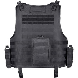 MGFLASHFORCE Chaleco táctico Airsoft | Chaleco ajustable modular de paintball