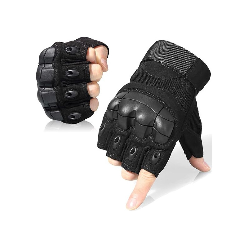 WTACTFUL Guantes tácticos | Guantes tacticos sin dedos para actividades al aire libre