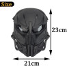 Airsoft Skull Máscara protectora de paintball | Mascara protectora de paintball con diseño de calavera