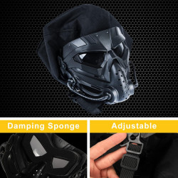 Máscara protectora de gas Airsoft | Mascara protectora completa para paintball