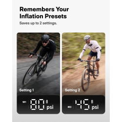 HOTO Mini bomba de neumáticos | Inflador de neumaticos electrico para bicicletas