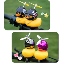 Decoraciones de bicicleta de pato de goma | Decoracion de pato para manubrio de bicicletas