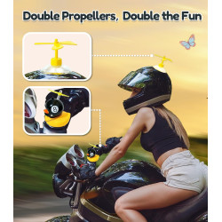 Decoraciones de bicicleta de pato de goma | Decoracion de pato para manubrio de bicicletas