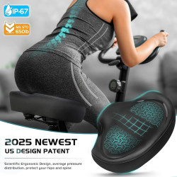 Cojín de asiento de bicicleta sin nariz | Cojin comodo sin nariz para bicicletas