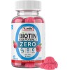 Yum-Vs - Gomitas de biotina de máxima potencia, 10,000 mcg de vitaminas de biotina sin azúcar para cabello, piel y uñas, gomitas