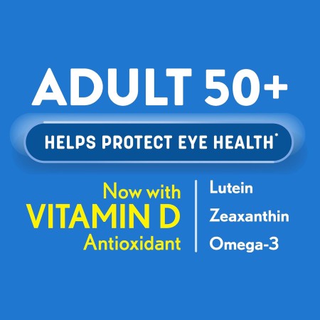 Ocuvite - Suplemento de vitaminas y minerales para los ojos, contiene zinc, vitaminas C, E, Omega 3, luteína y zeaxantina