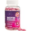 Gomitas de vitaminas para el crecimiento del cabello con biotina, 5000 mcg de vitamina E y C, gomitas para el cabello para una