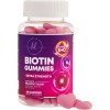 Gomitas de vitaminas para el crecimiento del cabello con biotina, 5000 mcg de vitamina E y C, gomitas para el cabello para una