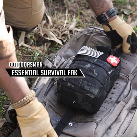 EVERLIT Kit de supervivencia de primeros auxilios IFAK EMT Molle Pouch Kit de supervivencia para equipo al aire libre, kits de