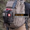 EVERLIT Kit de supervivencia de primeros auxilios IFAK EMT Molle Pouch Kit de supervivencia para equipo al aire libre, kits de