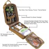 EVERLIT Kit de supervivencia de primeros auxilios IFAK EMT Molle Pouch Kit de supervivencia para equipo al aire libre, kits de