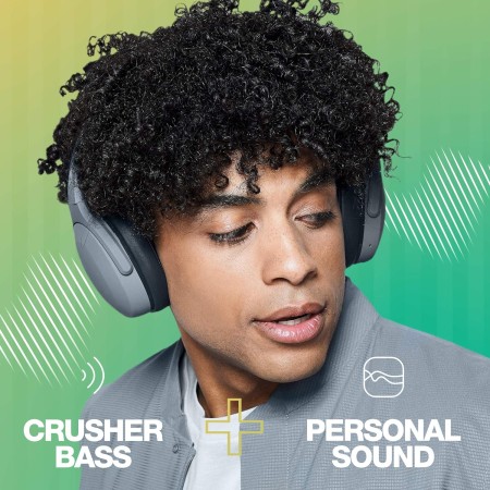 Skullcandy Crusher Evo - Audífonos inalámbricos sobre la oreja - Gris frío