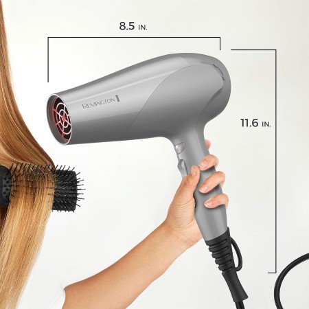 Remington D3190 Secador de pelo con control del daño, secador iónico, secador de cabello, color morado