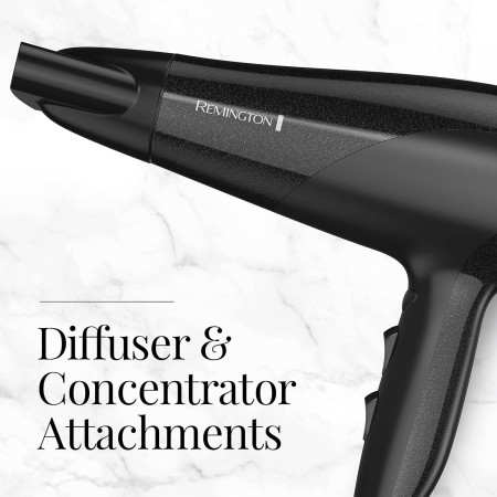 Remington D3190 Secador de pelo con control del daño, secador iónico, secador de cabello, color morado