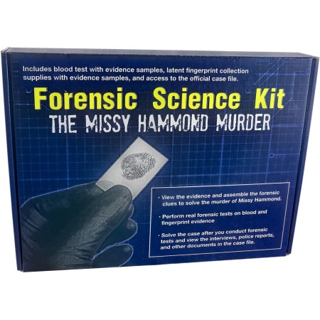 Crime Scene Kit de ciencia forense: Resuelve el asesinato de Missy Hammond