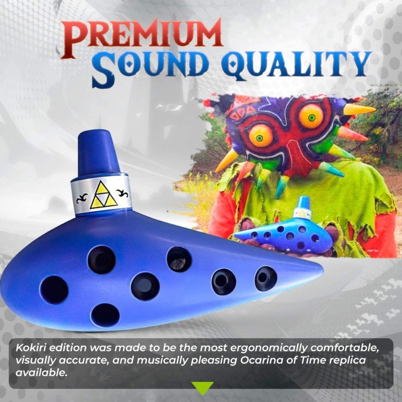 Songbird réplica de la ocarina del tiempo de la leyenda de Zelda