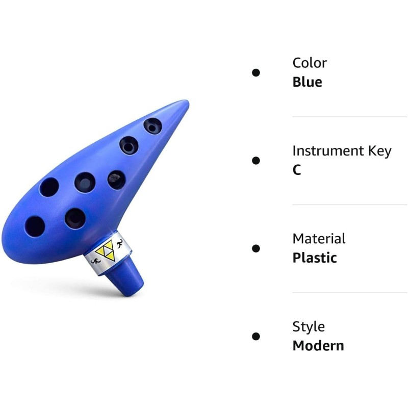 Songbird réplica de la ocarina del tiempo de la leyenda de Zelda