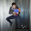 Infinus Nerf N-Strike - Bláster motorizado de élite con tecnología Speed-Load, tambor de 30 dardos y 30 dardos oficiales Nerf