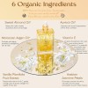 SAFA Aceite de vainillé – Aceite orgánico para cara, cuerpo, cabello, uñas y aromaterapia | Extracto de vainilla y pétalos de