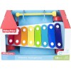 Fisher-Price Juguete de tracción para niños pequeños, instrumento musical clásico de xilófono con mazo y ruedas giratorias para