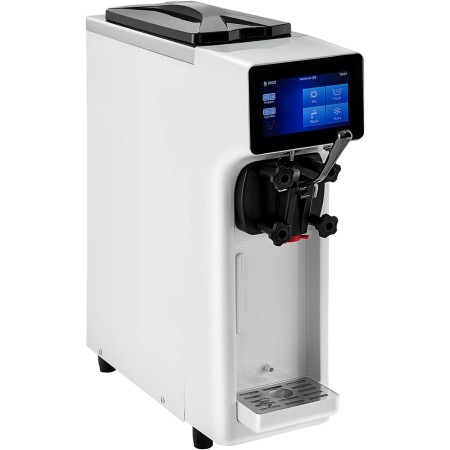 VEVOR Máquina comercial de helados, rendimiento de 10-20L/H, máquina de servir suave para encimera de 1000 W con tolva de 4.5 L