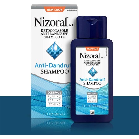 Nizoral Champú anticaspa con 1% de ketoconazol, aroma fresco, 14 onzas líquidas (paquete de 2)