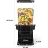 Mivvosakuki Dispensador doble de cereales para encimera, grandes recipientes de cereales, dispensador de almacenamiento para