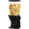 Mivvosakuki Dispensador doble de cereales para encimera, grandes recipientes de cereales, dispensador de almacenamiento para