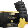 Mascarilla para los ojos de oro de 24 quilates - Tratamientos para ojos hinchados y ojeras, para lucir un aspecto menos cansado