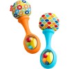 Fisher-Price Juguetes para recién nacidos Rattle 'n Rock Maracas, juego de 2 instrumentos musicales suaves para bebés de más de