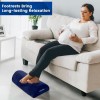 CloudBliss Reposapiés para debajo del escritorio en el trabajo, accesorios de escritorio de oficina con espuma viscoelástica y