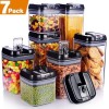 Contenedores de almacenamiento para el hogar y la cocina, accesorios de alimentos con tapas herméticas, juego de 7 piezas para