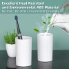 Soporte para cepillos de dientes montado en la pared, kit de exprimidor automático de pasta de dientes, soporte magnético para