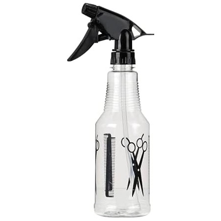 Dependable Industries Inc. Essentials Juego de 2 botellas vacías de espray de agua estilo peluquería de 16.9 onzas cada una