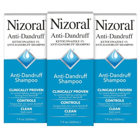 Nizoral Champú anticaspa con 1% de ketoconazol, aroma fresco, 14 onzas líquidas (paquete de 2)