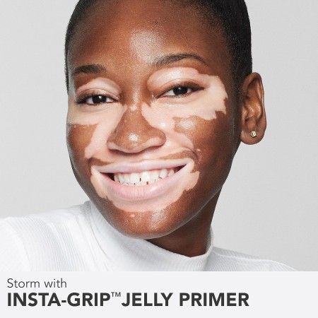 Dermablend Insta-Grip Jelly Primer, maquillaje facial, pre-base facial sin silicona para piel seca, minimización de poros con