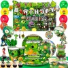 Plants vs Zombies - Suministros de fiesta, 169 piezas de Plants vs Play Game Zombies - Globos de plantas contra zombis,